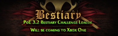 PoE 3.2 Bestiary Challenge League Will be coming to Xbox One